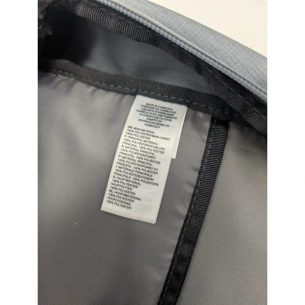 The North Face Dyno Backpack Gray‎ Black School Laptop Daypack